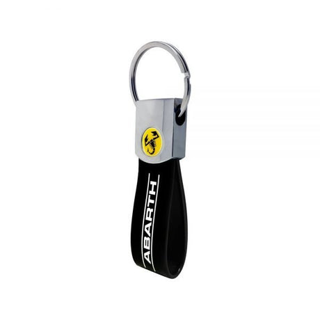Abarth kľúčenka BAND čierna s logom škorpióna
