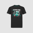 Mercedes AMG Petronas F1 kids' Lewis Hamilton #44 T-shirt black