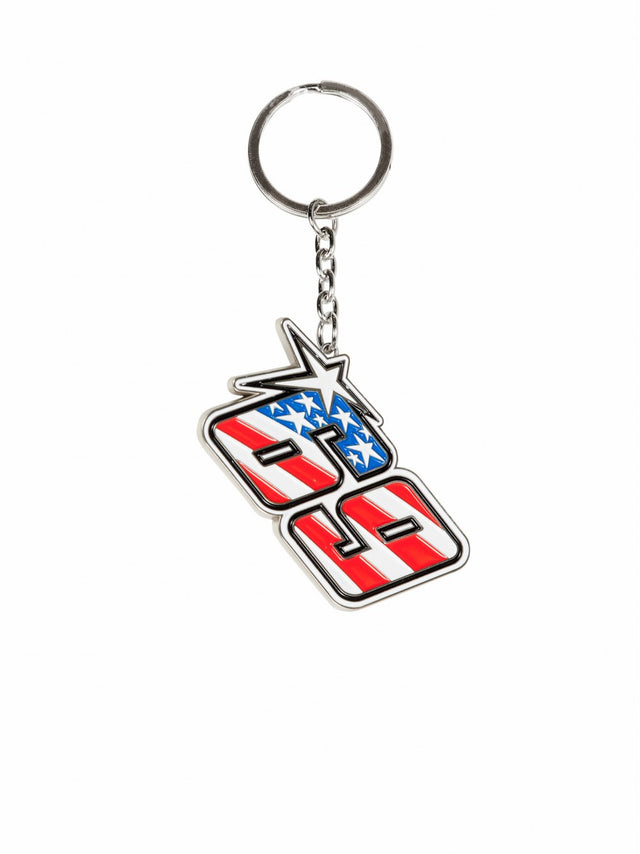 Kovová kľúčenka Nicky Hayden 69