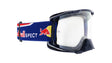 Red Bull Spect STRIVE motocross goggles blue with clear lens