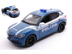 Model Bburago Alfa Romeo Stelvio Polizia 1:24