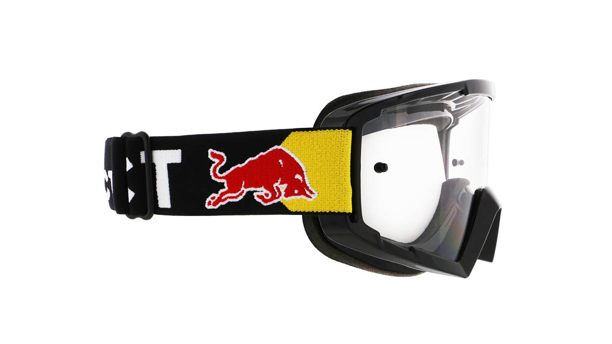 Red Bull Spect motokrosové okuliare WHIP čierne s čírym sklom