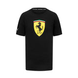 Scuderia Ferrari F1 voľnočasové tričko s veľkým logom čierne
