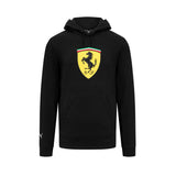 Scuderia Ferrari F1 voľnočasová mikina s veľkým logom čierna