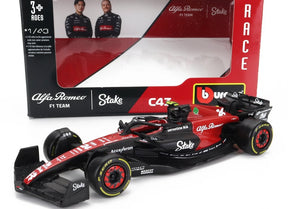 Model Alfa Romeo F1 C43 BBurago #24 Guanyu Zhou 2023