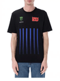 Tričko Fabio Quartararo Monster Energy Stripes čierne