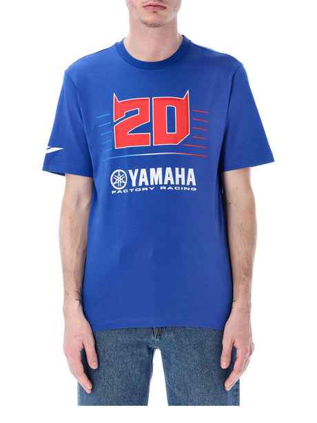 Tričko Fabio Quartararo Yamaha MotoGP Logo modré