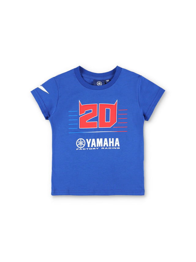 Fabio Quartararo Yamaha MotoGP Logo kids' T-shirt blue
