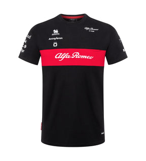 Alfa Romeo F1 Team tímové tričko čierne
