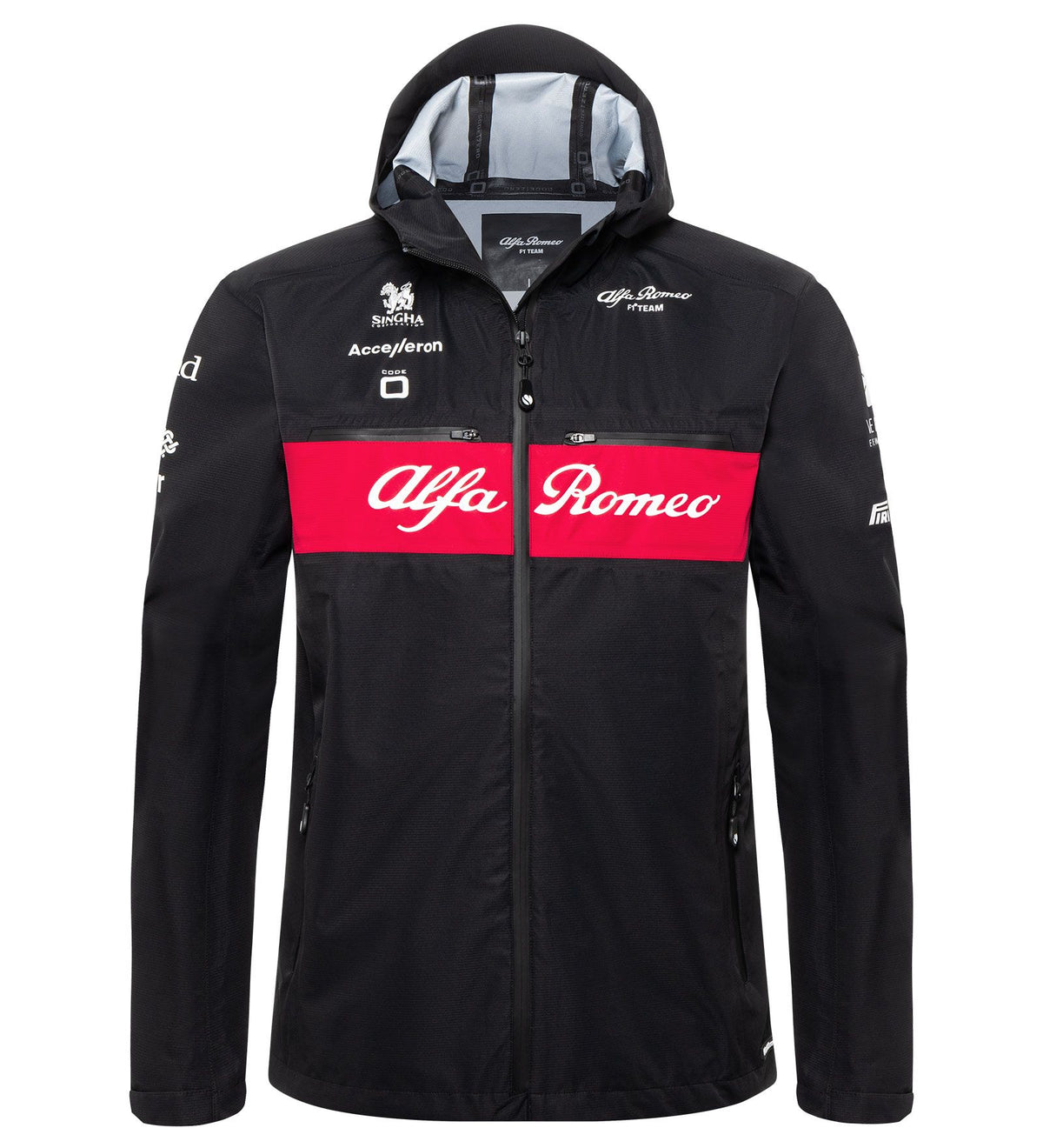 Alfa Romeo F1 Team tímová vetrovka čierna