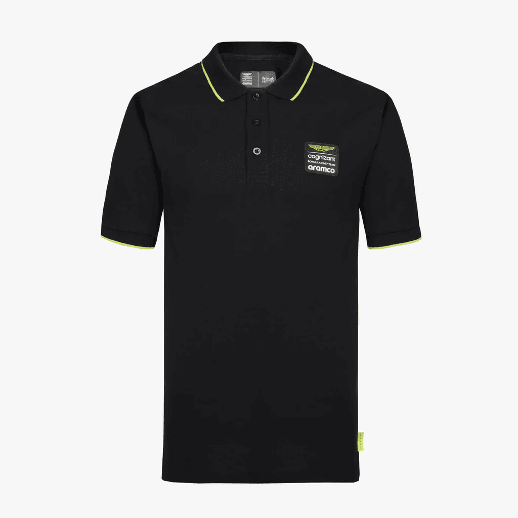 Aston Martin F1 Team casual polo shirt black