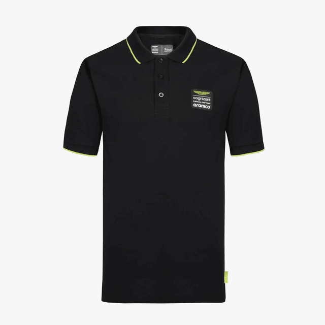 Aston Martin F1 Team casual polo shirt black