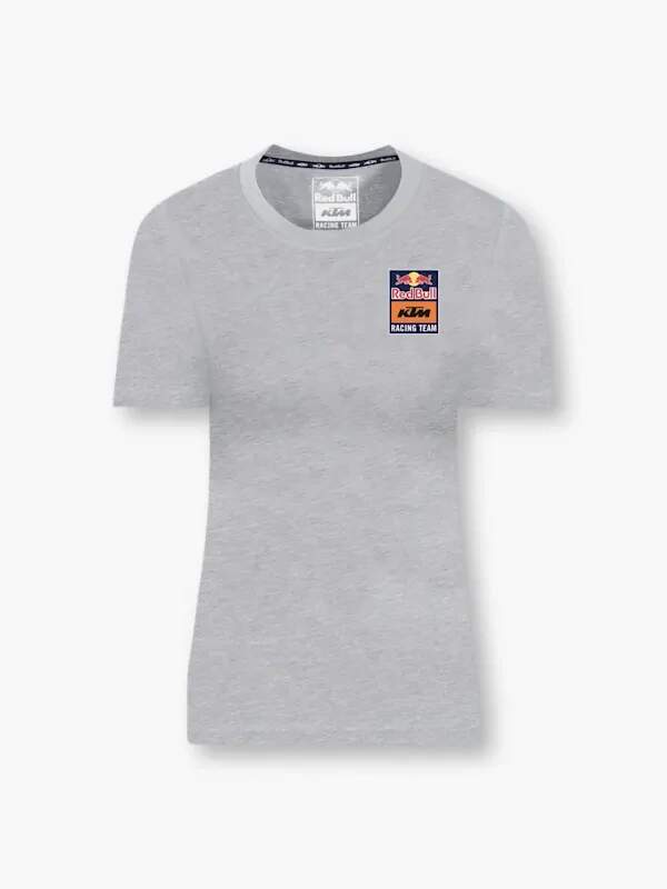 KTM Red Bull Racing dámske tričko Backprint sivé