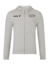 Mikina Max Verstappen - Red Bull Racing F1 HELMET sivá na zips