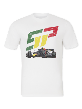 Sergio Pérez fan T-shirt – Red Bull Racing F1 white