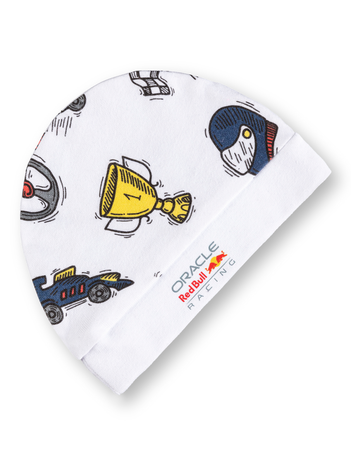 Oracle Red Bull Racing detská čiapka pre novorodencov s motívom RBR