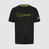 Aston Martin F1 Team fanúšikovské tričko AMF1 čierne