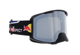 Red Bull Spect STRIVE motocross goggles black with silver lens