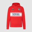 Ayrton Senna Legend hoodie, red