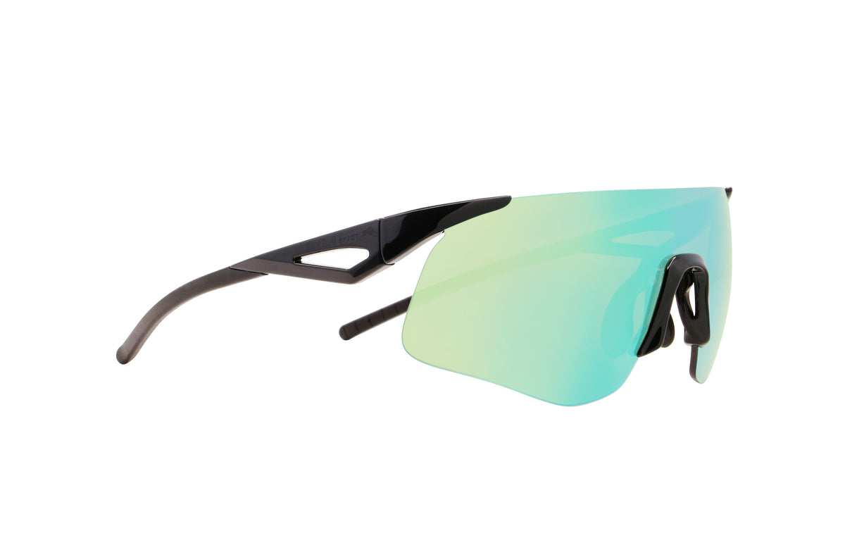 Red Bull Spect MARK sunglasses black with green-blue lens