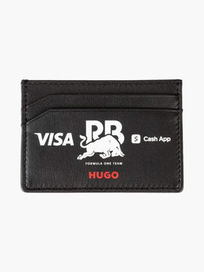 Kožené puzdro na karty HUGO - Visa Cash App RB čierne