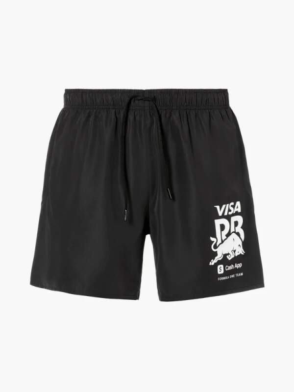Voľnočasové plavky HUGO - Visa Cash App RB čierne