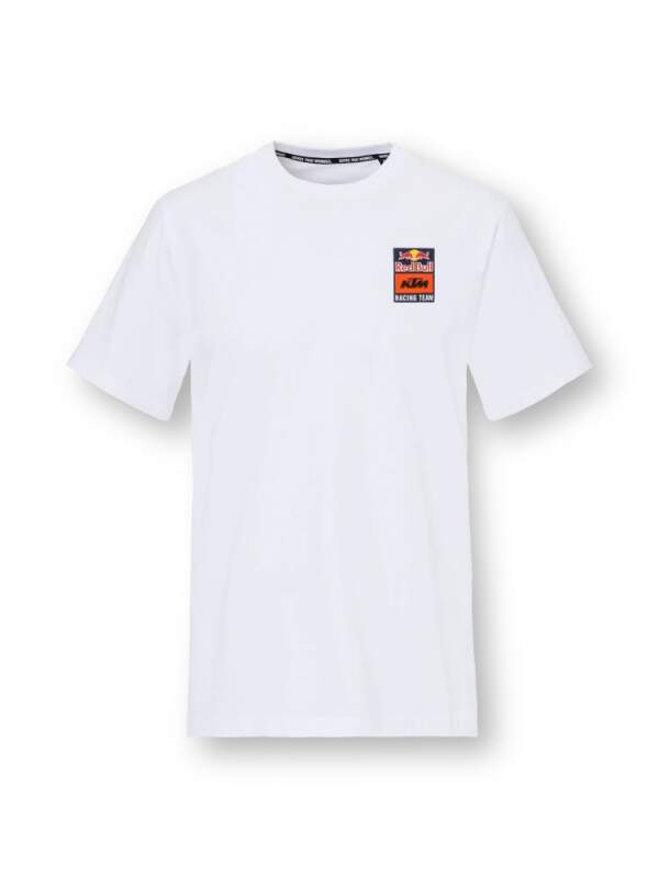 KTM Red Bull Racing casual T-shirt with logo, white