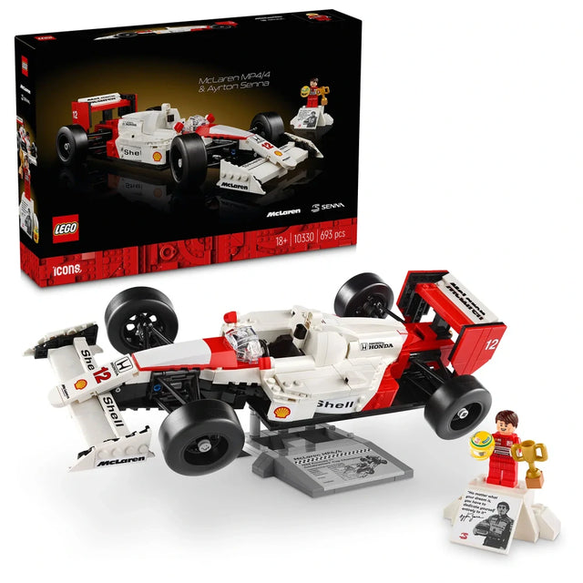 Stavebnica LEGO Icons 10330 McLaren MP4/4 & Ayrton Senna