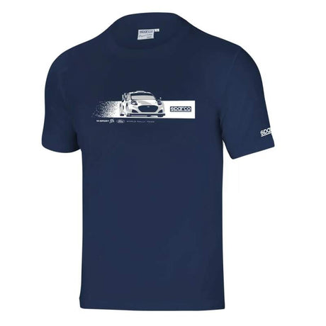 Voľnočasové tričko Sparco - Ford M-Sport WRC tmavomodré