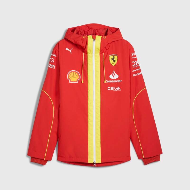 Tímová bunda PRO Scuderia Ferrari F1 červená