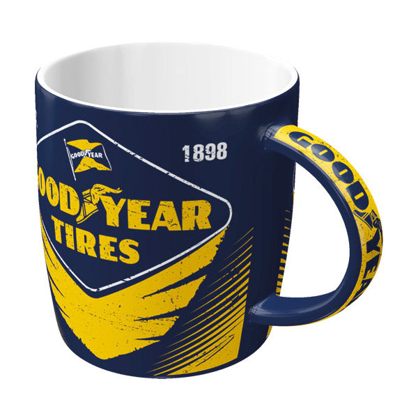 Goodyear ceramic mug with motif