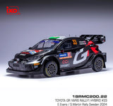 IXO Toyota GR Yaris Rally1 Hybrid #33 Model 1:18 – Rally Sweden 2024, Evans/Martin