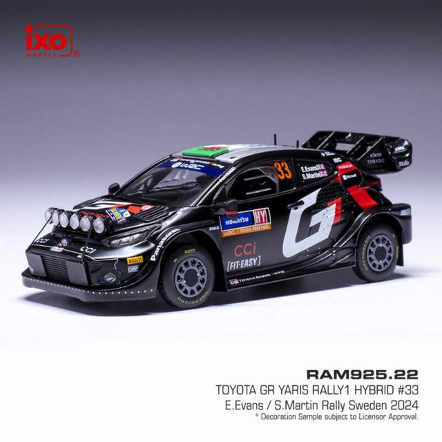 Model Toyota Yaris GR Rally Sweden Evans - Martin