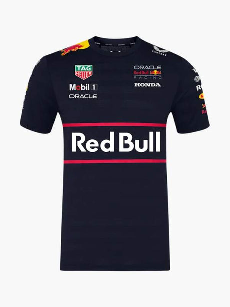 Tímové tričko Oracle Red Bull Racing s logami sponzorov