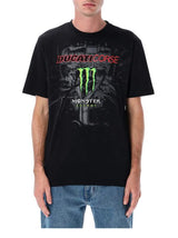 Fanúšikovské tričko Ducati Corse - Monster Energy čierne Monster