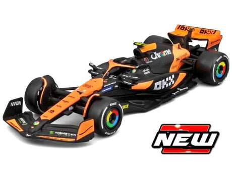 Model McLaren F1 MCL38 BBurago #4 Lando Norris 2024