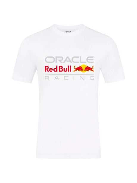 Voľnočasové tričko Oracle Red Bull Racing s logom biele CORE
