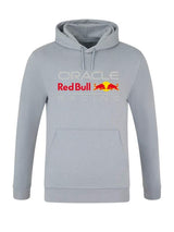 Voľnočasová mikina Oracle Red Bull Racing s logom sivá CORE