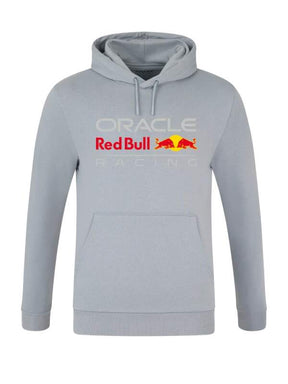 Voľnočasová mikina Oracle Red Bull Racing s logom sivá CORE
