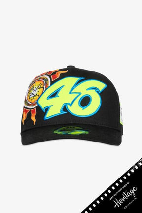 Šiltovka VR46 Valentino Rossi - Heritage čierna