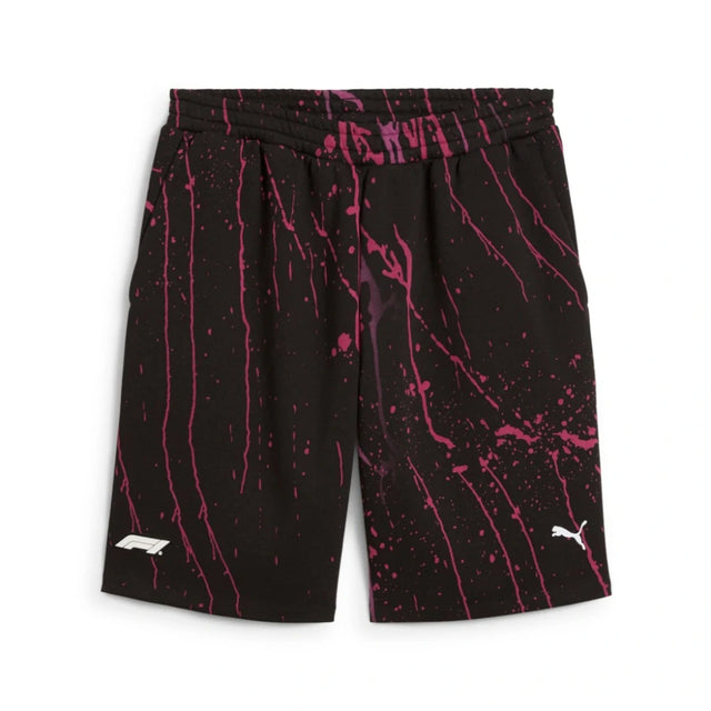 Šortky Puma Formula 1 Splash – čierno-ružové