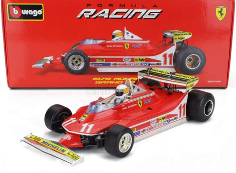 Model Ferrari F1 312T4 1979 Monaco GP J. Scheckter