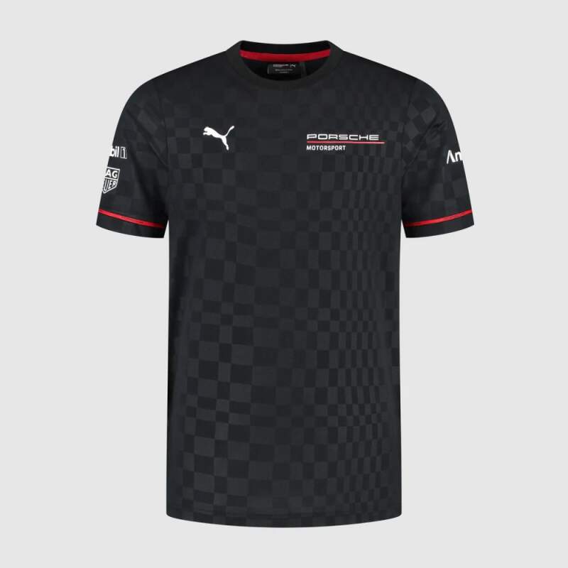 Porsche Motorsport team T-shirt with sponsor logos