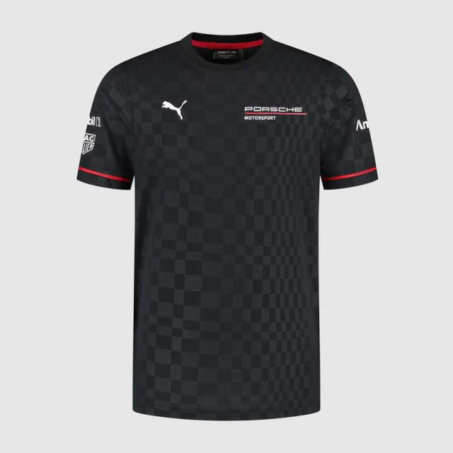 Porsche Motorsport team T-shirt with sponsor logos