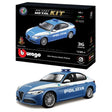 Model Bburago stavebnica Alfa Romeo Giulia Polizia