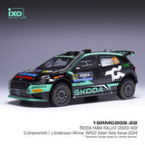 IXO Škoda Fabia Rally2 model, WRC, Safari Rally Kenya 2024, #22