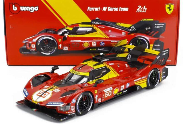 Model BBurago Ferrari 499P NR. 50 Winner Le Mans 2024