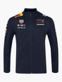 Oracle Red Bull Racing team softshell jacket with sponsor logos
