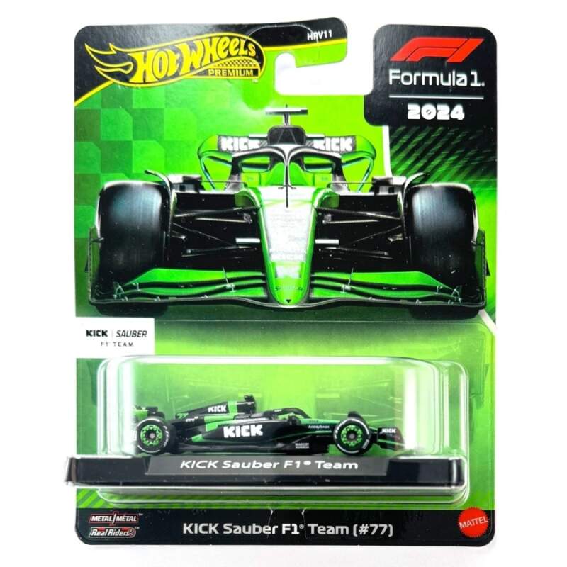 Model Hot Wheels F1 Premium - Valtteri Bottas KICK Sauber F1