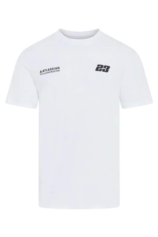 Fanúšikovské tričko Alex Albon - Williams Racing F1 biele - XXL